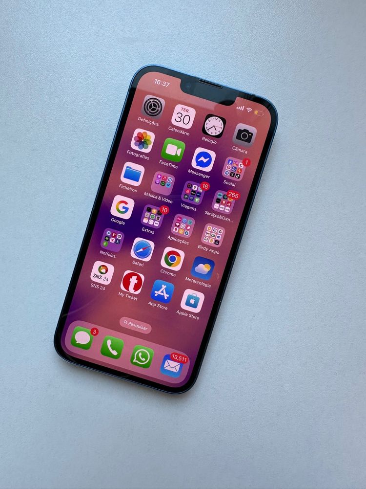 iPhone 13 128GB Azul - Bom estado