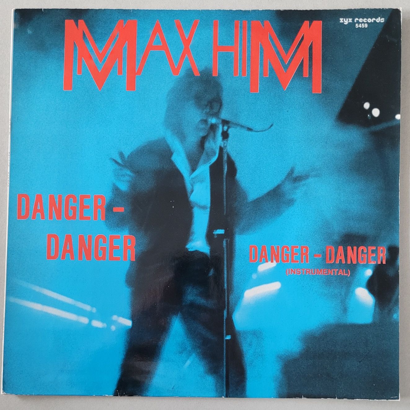 Max Him - Danger - Danger Maxi 1986 Ger. Italo-Disco EX
