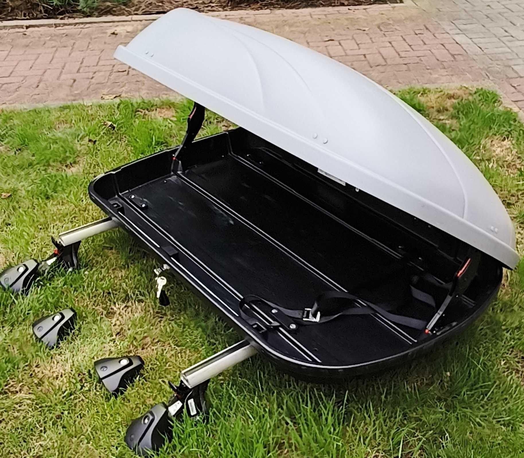 Bagażnik dachowy firmowy do Skoda Scala + box dachowy 320L