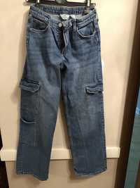 Spodnie jeans wide leg