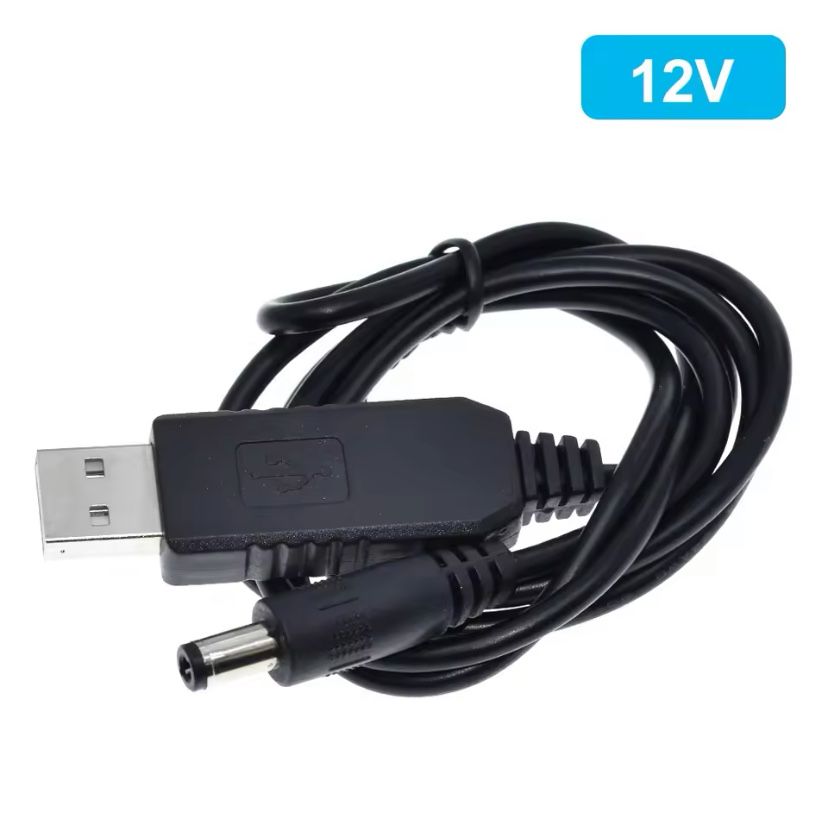 Кабель USB преобразователь DC 9V/12V 2.1x5.5mm для WiFi роутера