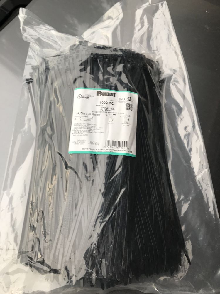 Opaski zaciskowe (trytytki) Panduit PLT4S-M0 - 1000 sztuk