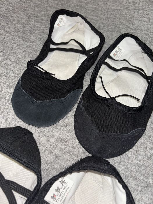 Черные балетки для танцев 38 размер - 22.5 см