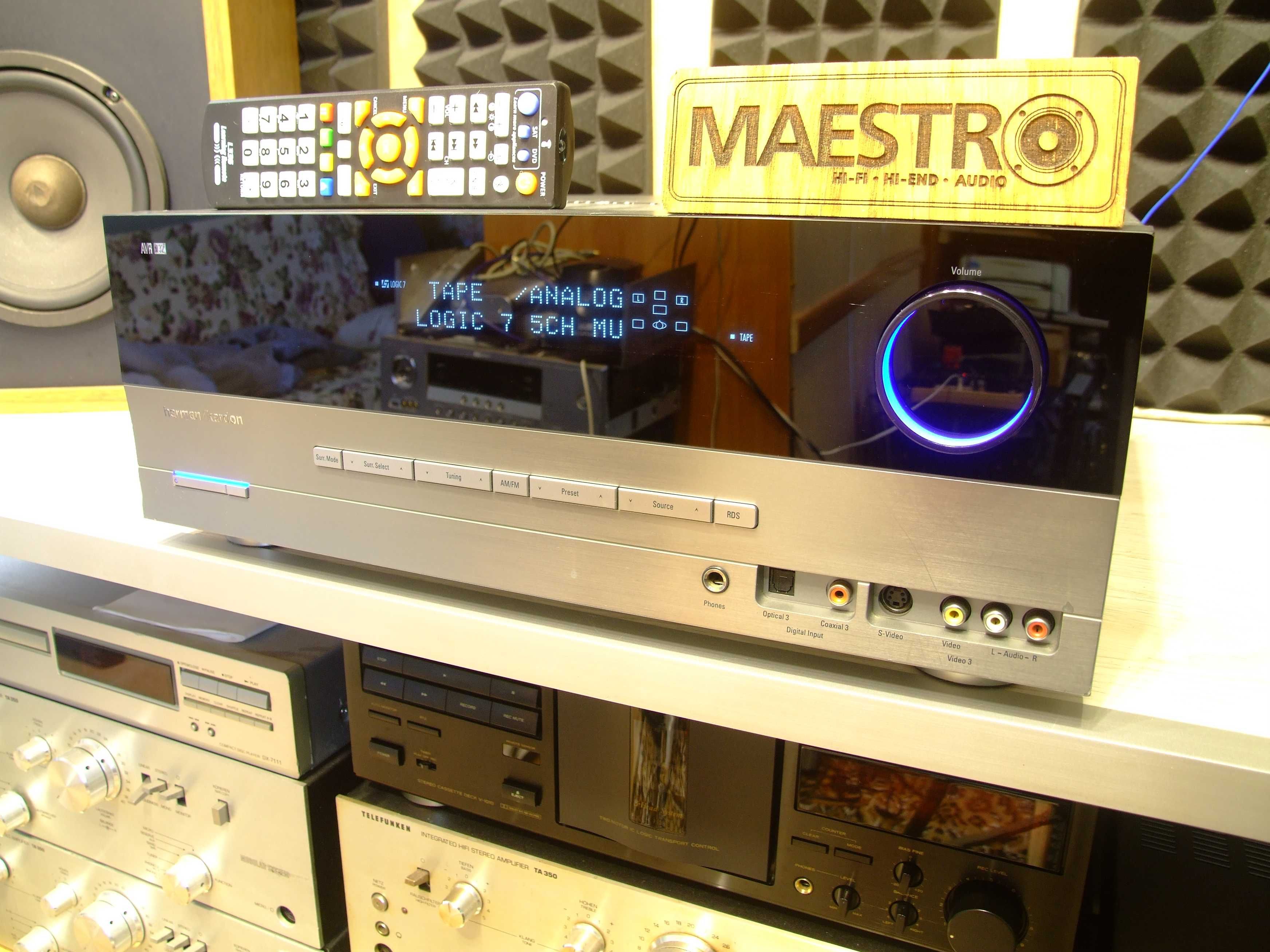 AV ресівер Harman/Kardon AVR 132. 2х40. 8-16 Ом. 9,6 кг. Наложеним