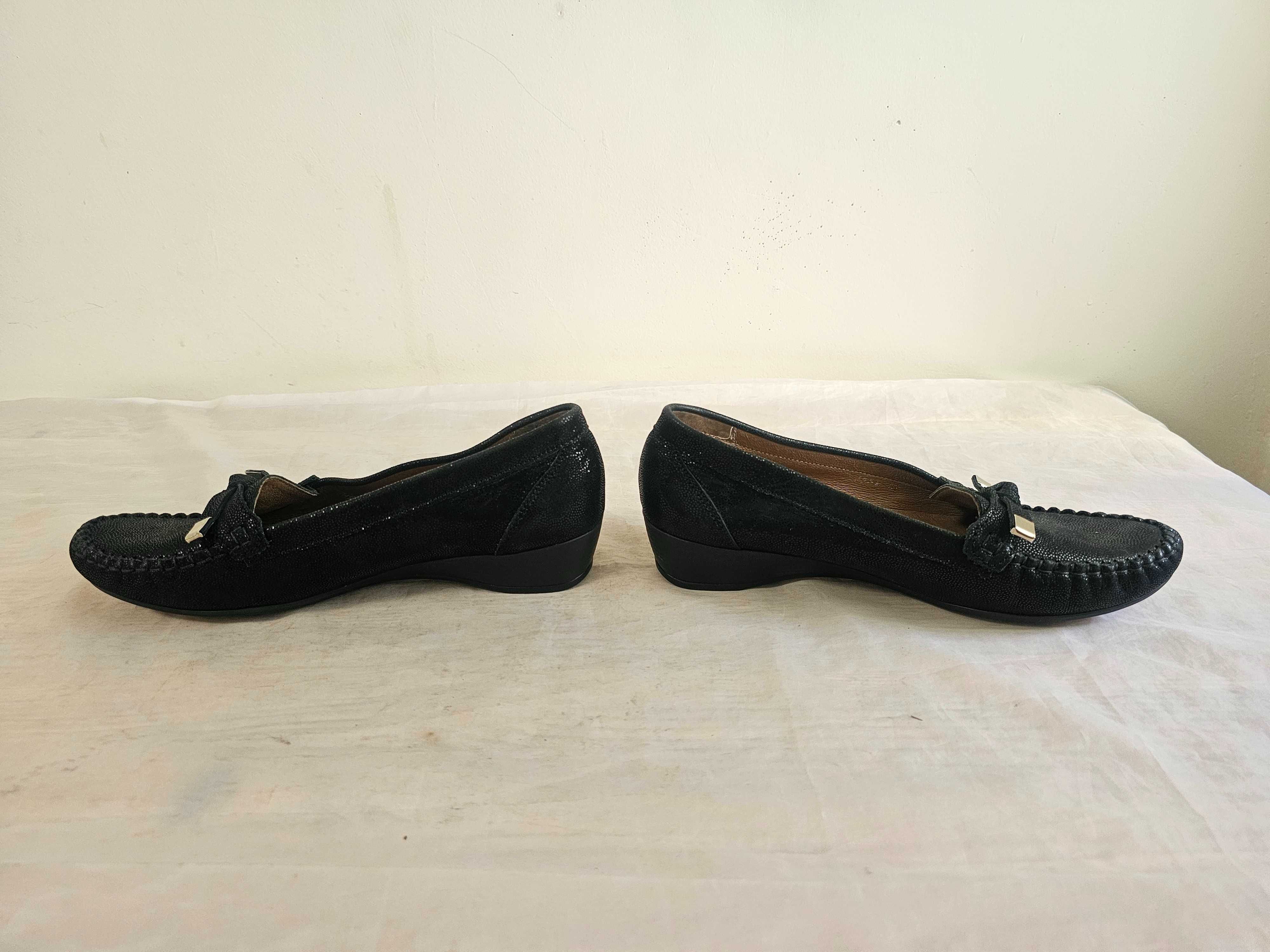 Buty skórzane damskie Karoń rozmiar 39 wkładka 25 cm