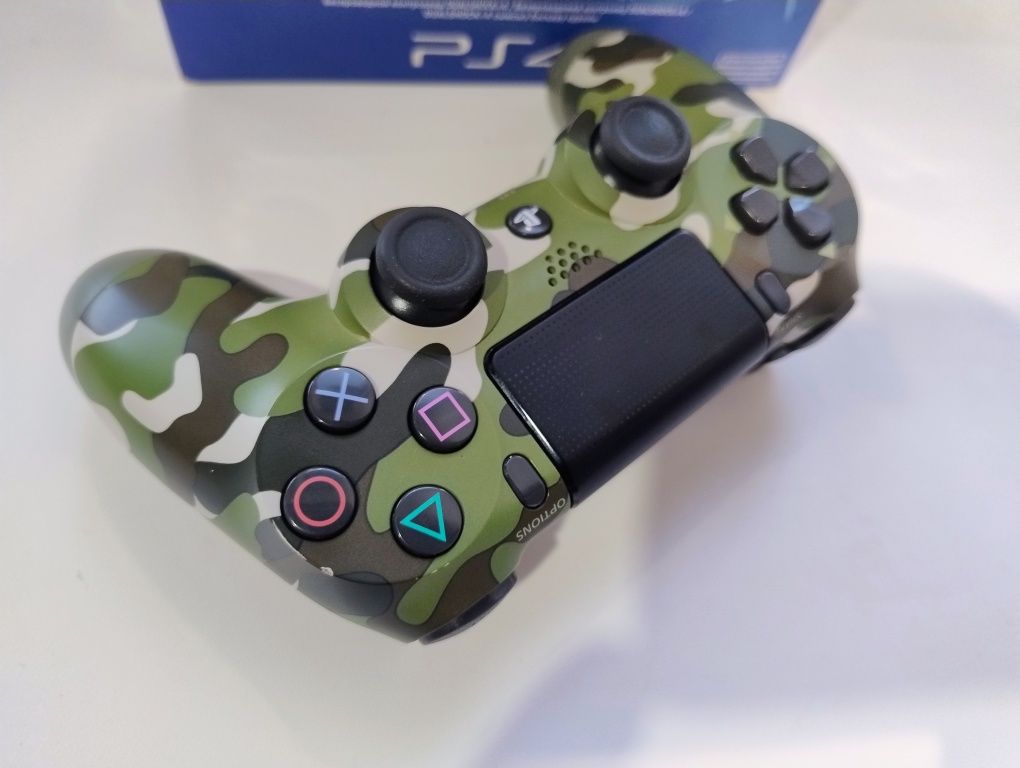 Dualshock 4 Green Camouflage