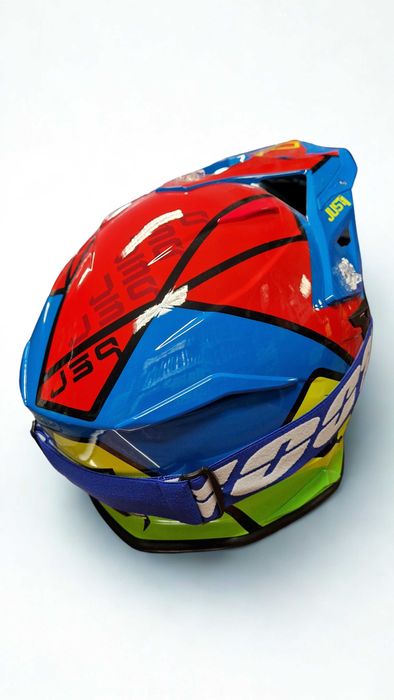 Kask Motocyklowy Cross Quad z Homologacją ROZMIAR M L XL GOGLE GRATIS