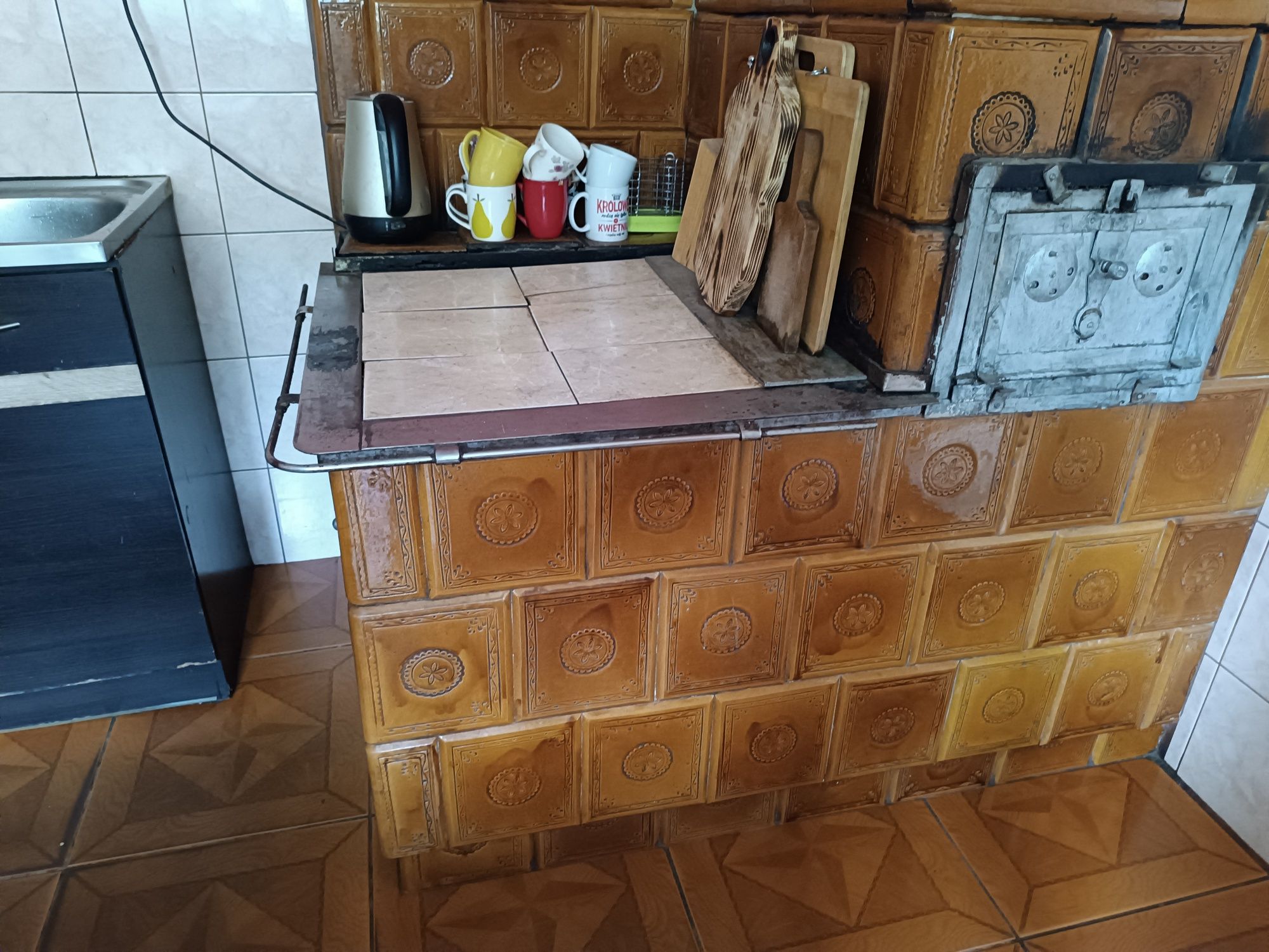 Kuchnia kaflowa,narożna