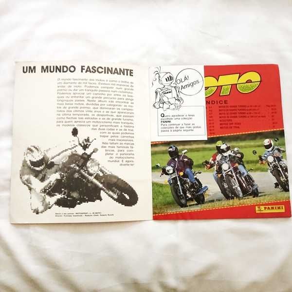 Caderneta Super Moto da Panini Incompleta faltam 4 cromos