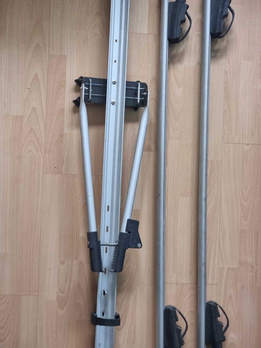 Uchwyt rowerowy na dach samochodu alu