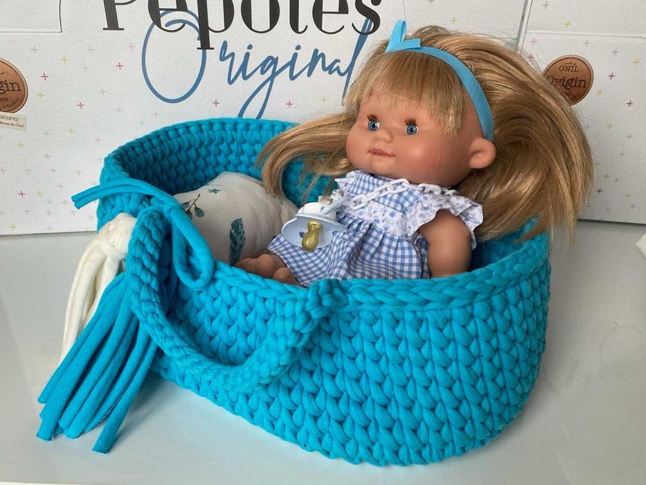 Плетений кошик ручної роботи для ляльок Pepotes Original