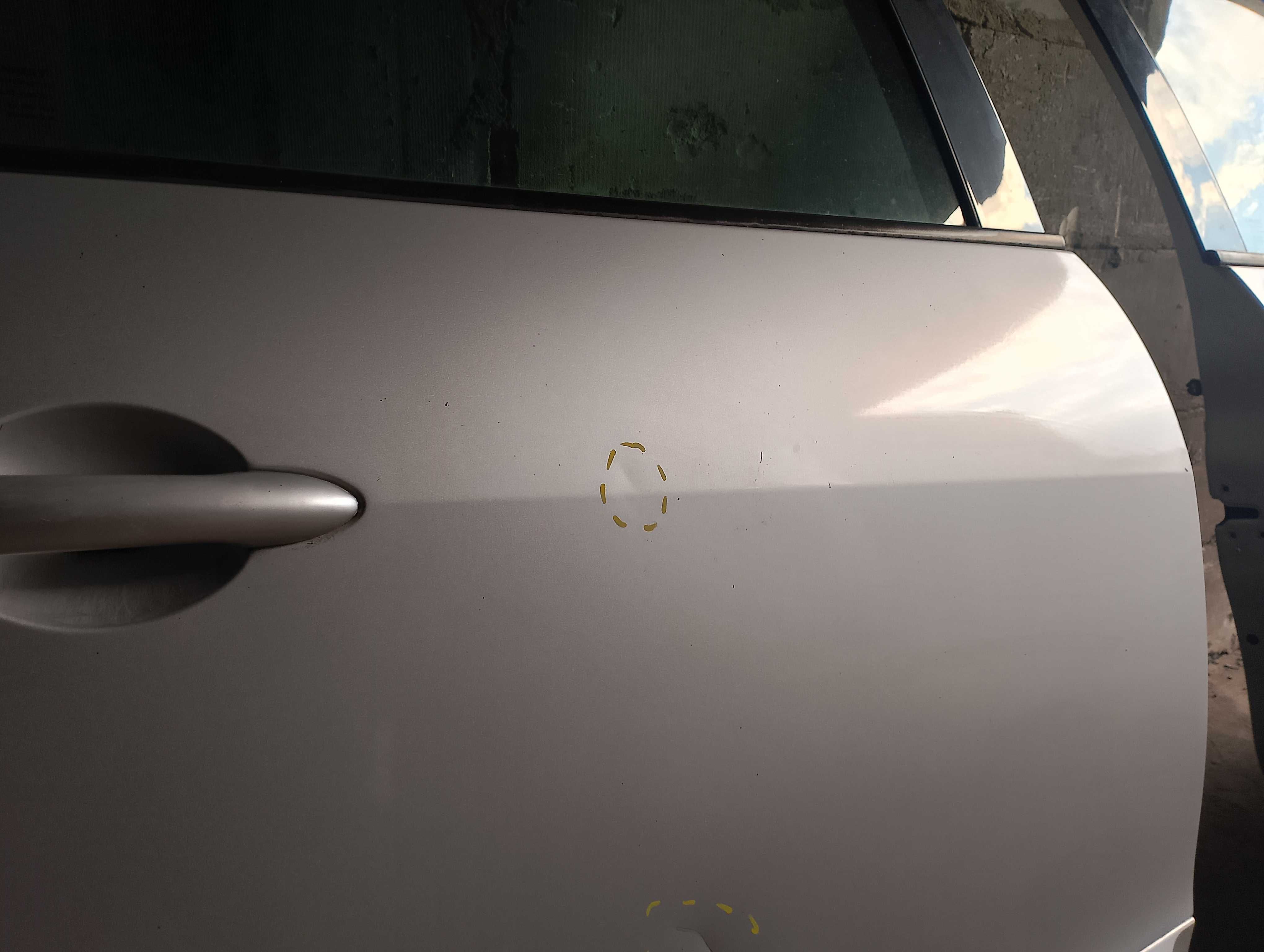 Drzwi prawy tył Renault Scenic 3 TED69 Srebrne Grand Scenic 09-14r