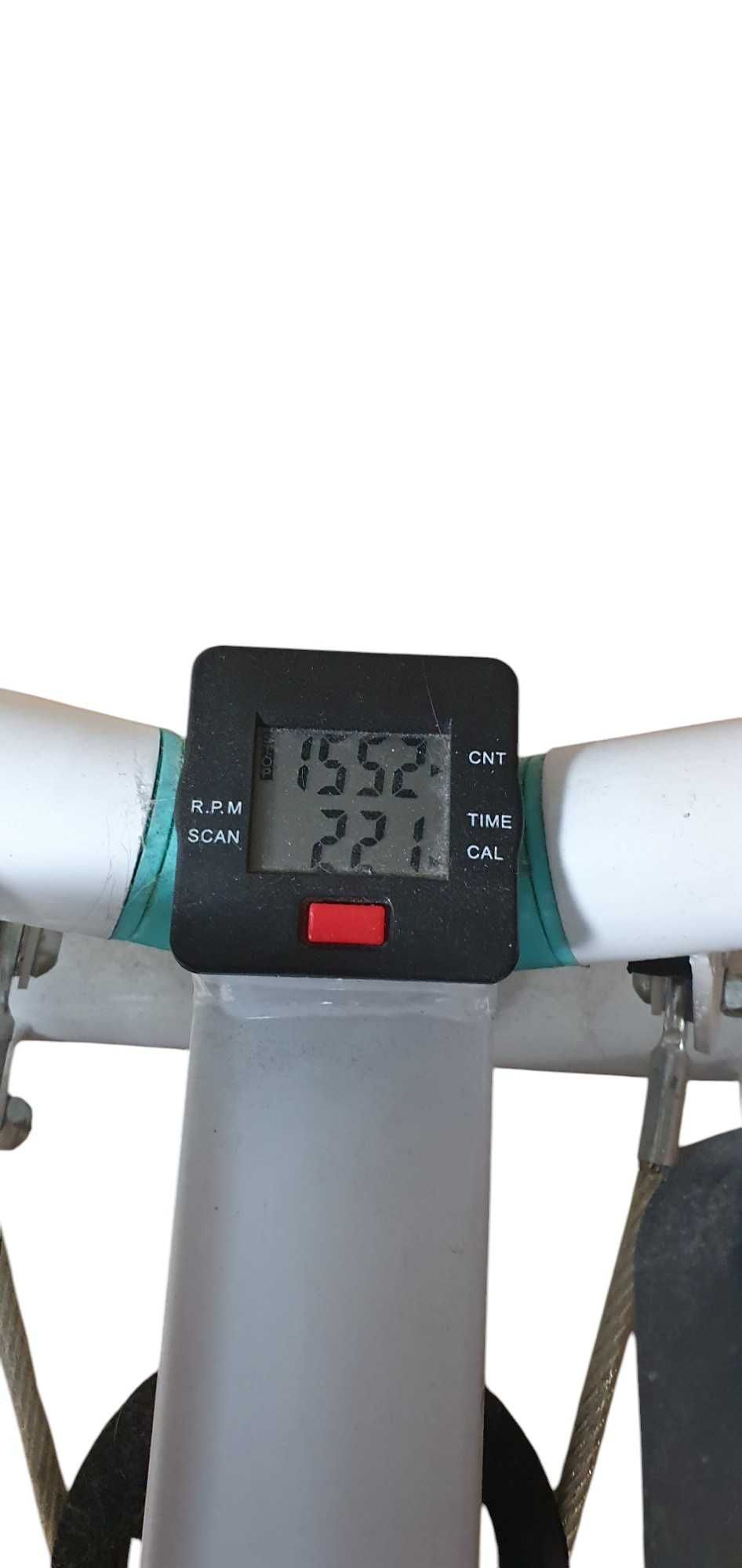 Stepper skrętny z linkami Rebel RBA-3226 + kółko do ćwiczeń brzucha