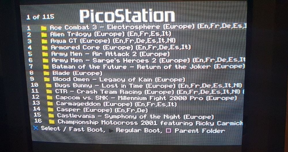 Playstation 1 SdMod 64gb+ 120игр