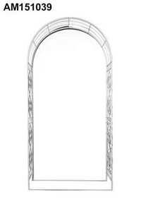 Arco em Metal Branco 119X39X242CM