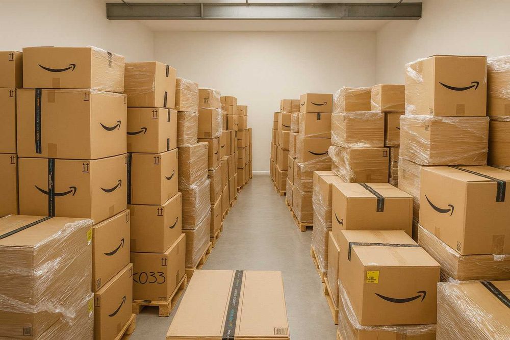 Paleta Palety Boxy Amazon Mix Return Zwroty Stoki Duży Wybó