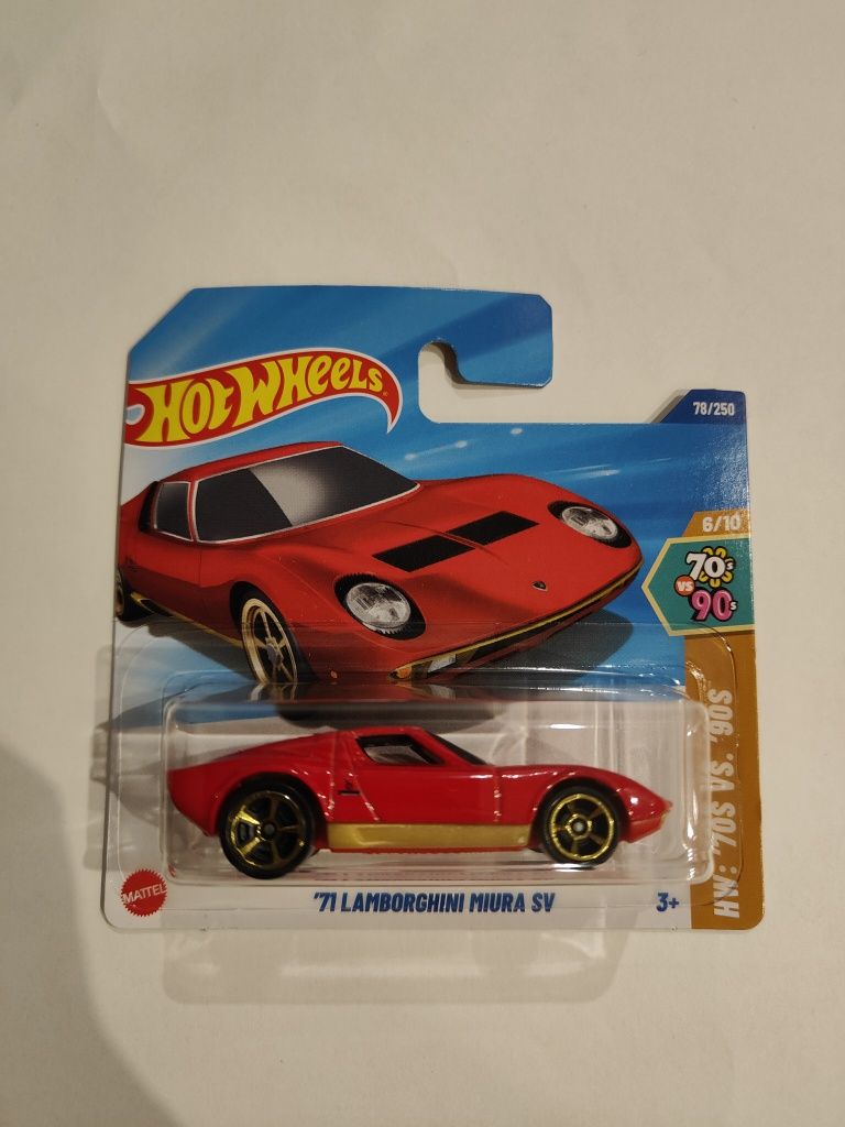 Hot wheels '71 Lamborghini Miura SV