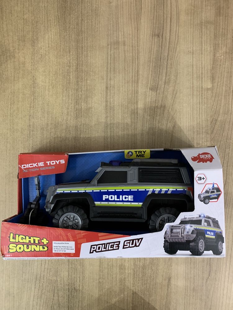 Police Suv, zabawka policyjna, dickies toys