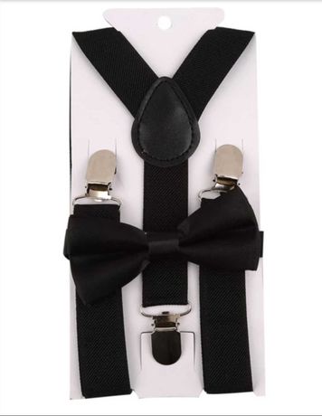 Suspensórios com laço (gravata)
