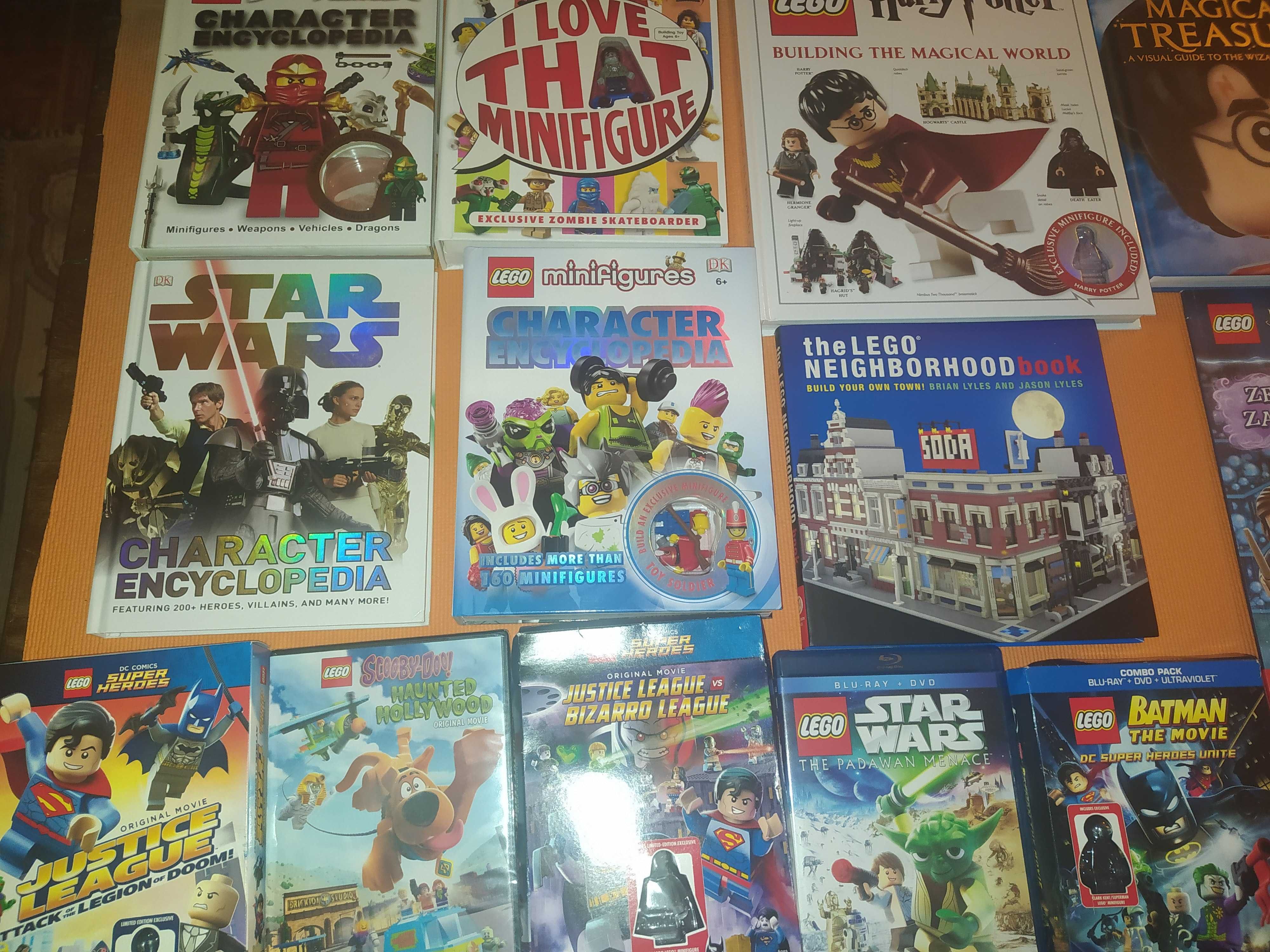 Lego Varios Livros - Harry Potter - Ninjago -Star Wars