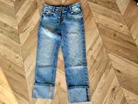 Spodnie damskie jeansy Zara 7/8 r 34/XS