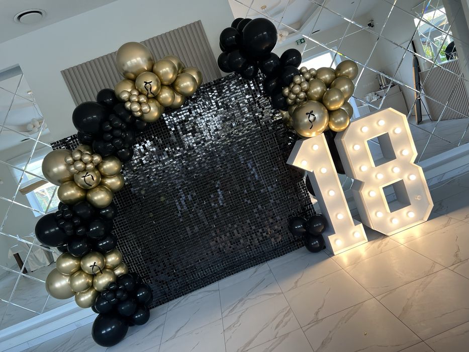 Ścianka balonowa / chrzest swiety / urodziny/ ślub