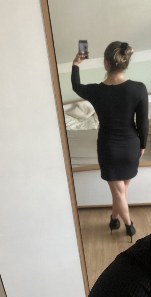 Sukienka czarna H&M roz 38