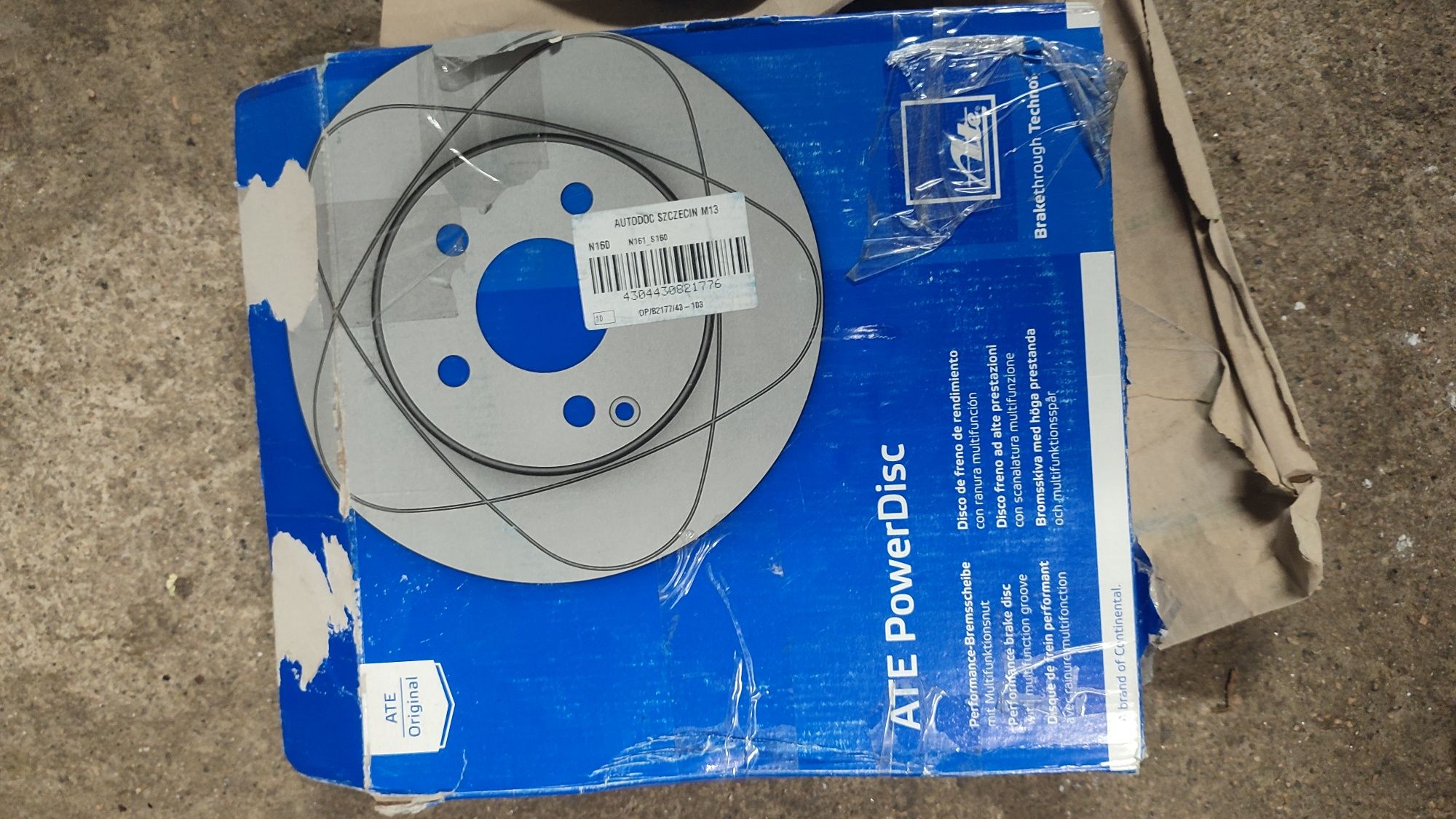 Discos ATE Powerdisc 280mm
