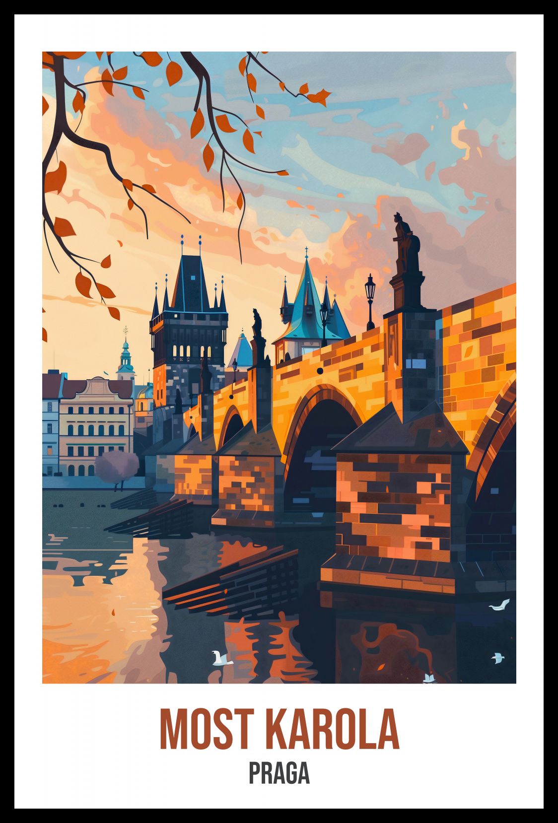 Plakat 40x60cm Most Karola
