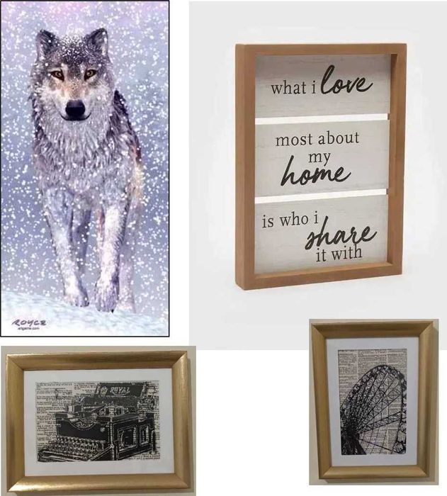 Colecção de 12 Quadros