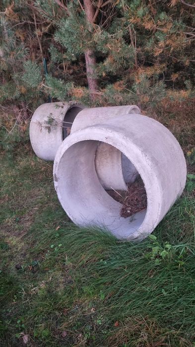 3 Kregi betonowe 800 z pokrywą