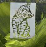 Szablon kotka, malarski, DIY, scrapbookingu, tynk ozdobny