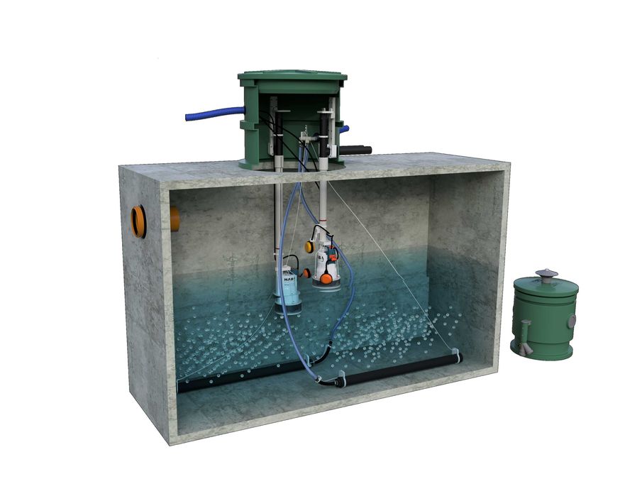 Modernizacja szamba na oczyszczalnię - Zestaw RETROFIT HABA w 1 dzień