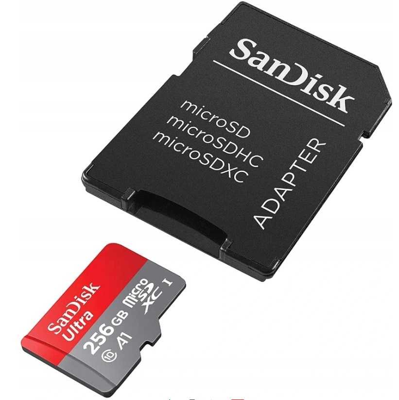 Karta Pamięci microSDXC SanDisk Ultra 256GB + Adapter