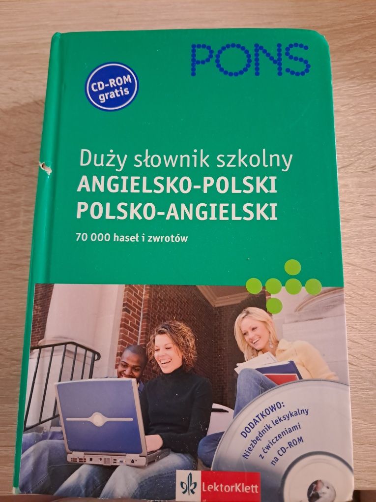 Duzy Słownik szkolny angielsko polski