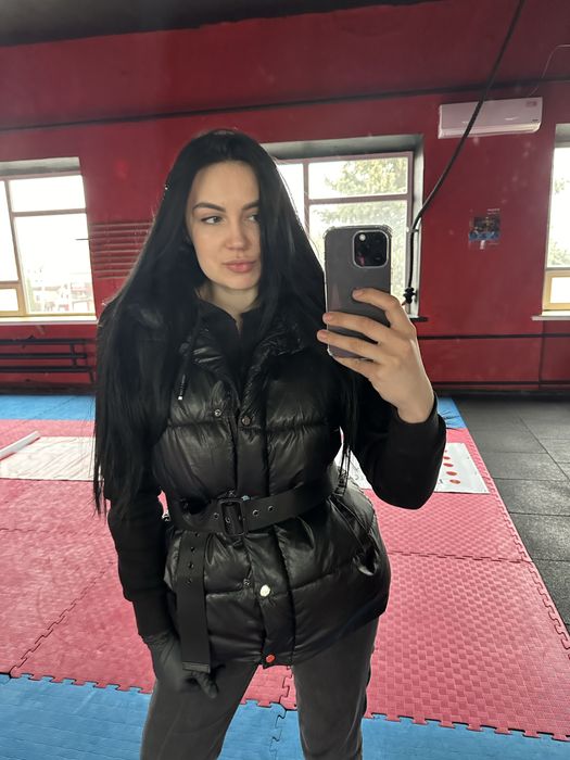 Жилетка еко шкіра ,розмір L з ремінцем