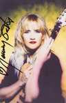 Jennifer Batten zespół Michael Jacksona  autograf, fotografia 10x15 cm