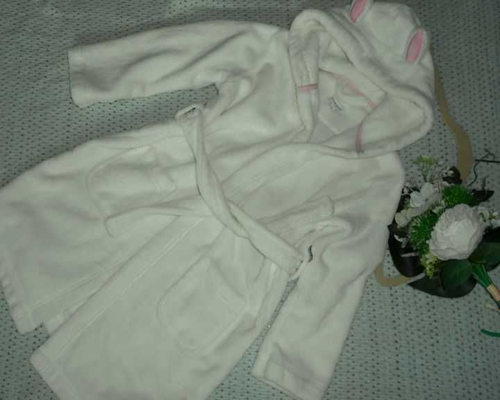 Puchaty szlafrok szlafroczek Bluezoo dziewczynka 116 cm #244KR