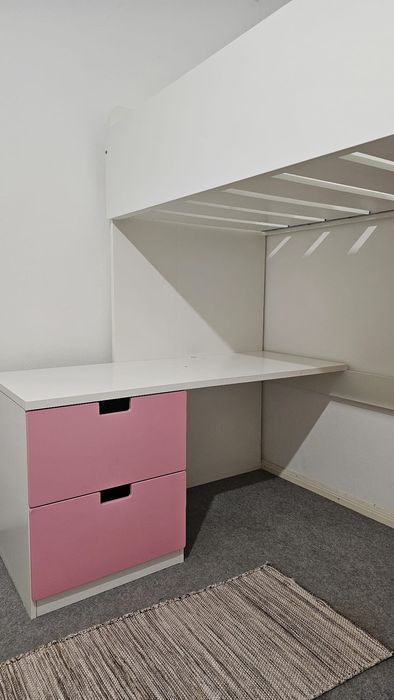 Beliche com secretária para criança IKEA