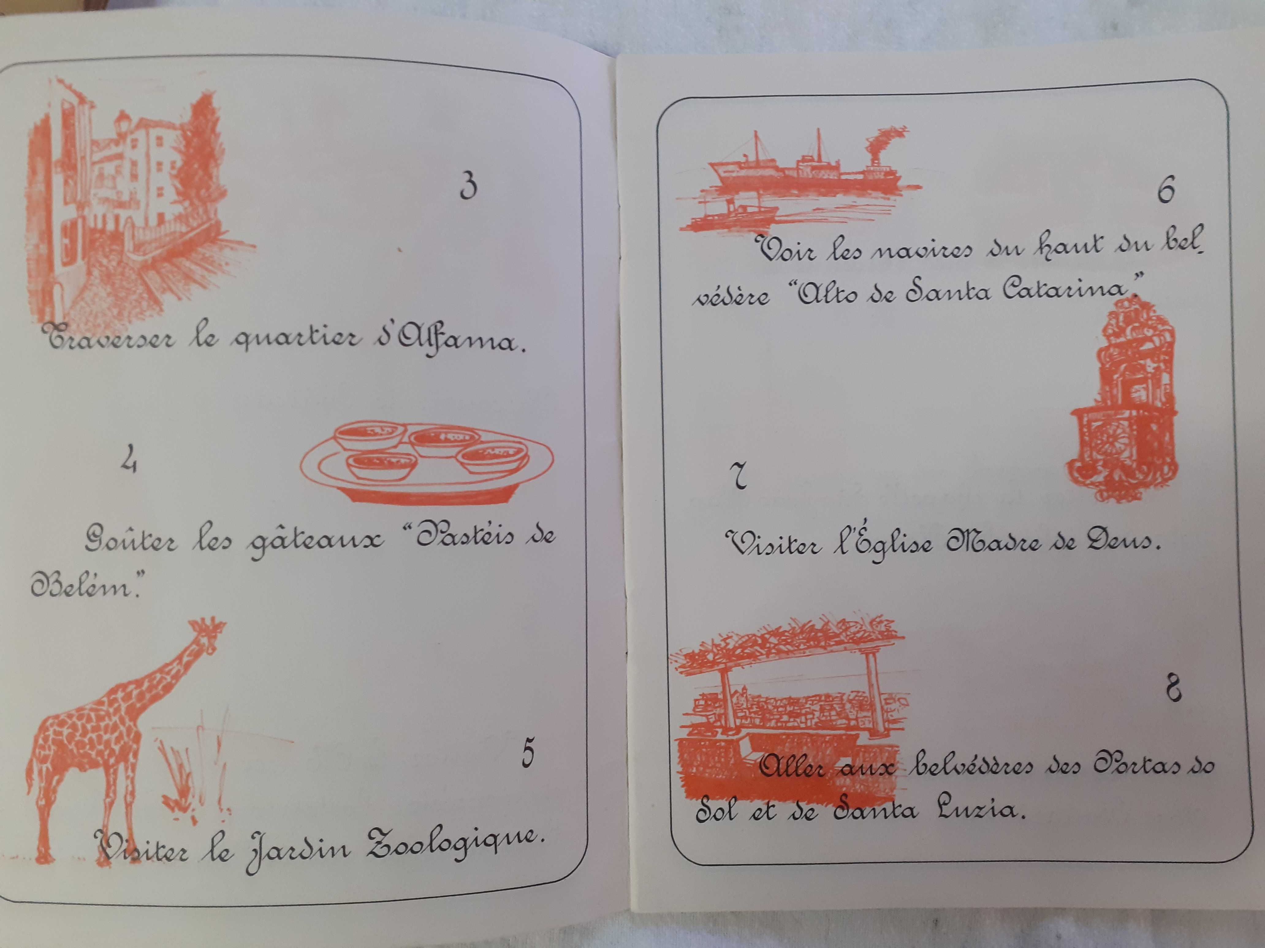 Roteiro Turístico de Lisboa, em Francês (anos 60)