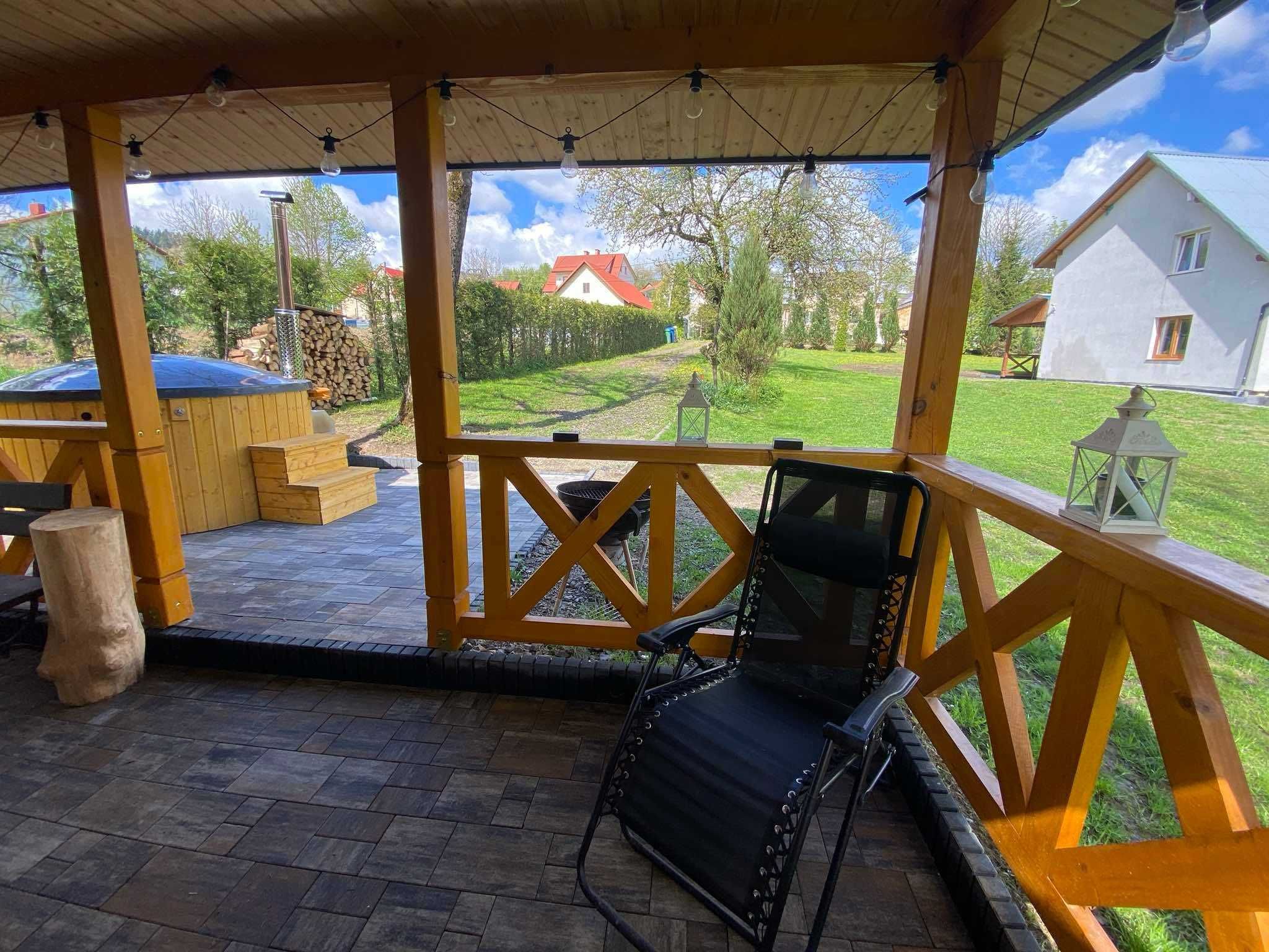 Domek z jacuzzi w Bieszczadach Bukowiec Polańczyk Solina