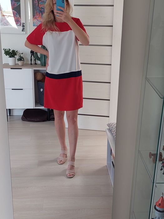 Elegancka Sukienka De Facto rozm 44 XXL komunia chrzest wesele