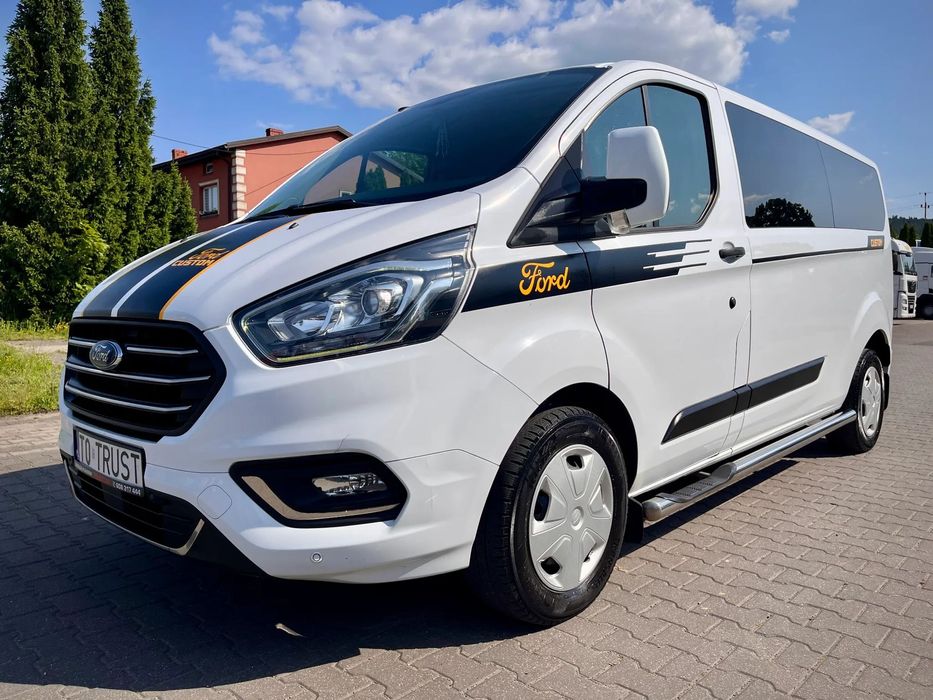 Ford Transit Custom L2H1 / SALON POLSKA / BEZWYPADKOWY / 2.0 130KM / Faktura VAT 23%