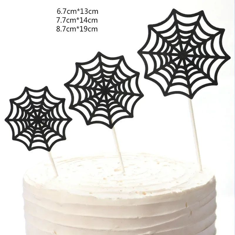 Topper SPIDERMAN 10szt, 3sz Pajączki+ 3szt. Pajęczyna