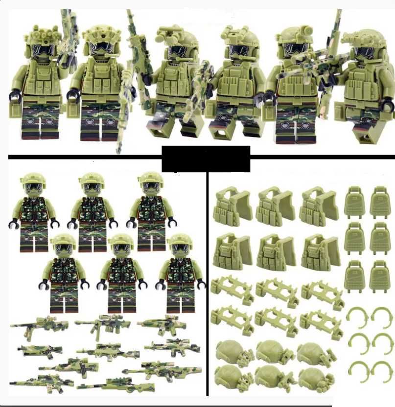Фигурки Лего ЗСУ военные, спецназ, SWAT, полиция, армия альфа КОРД