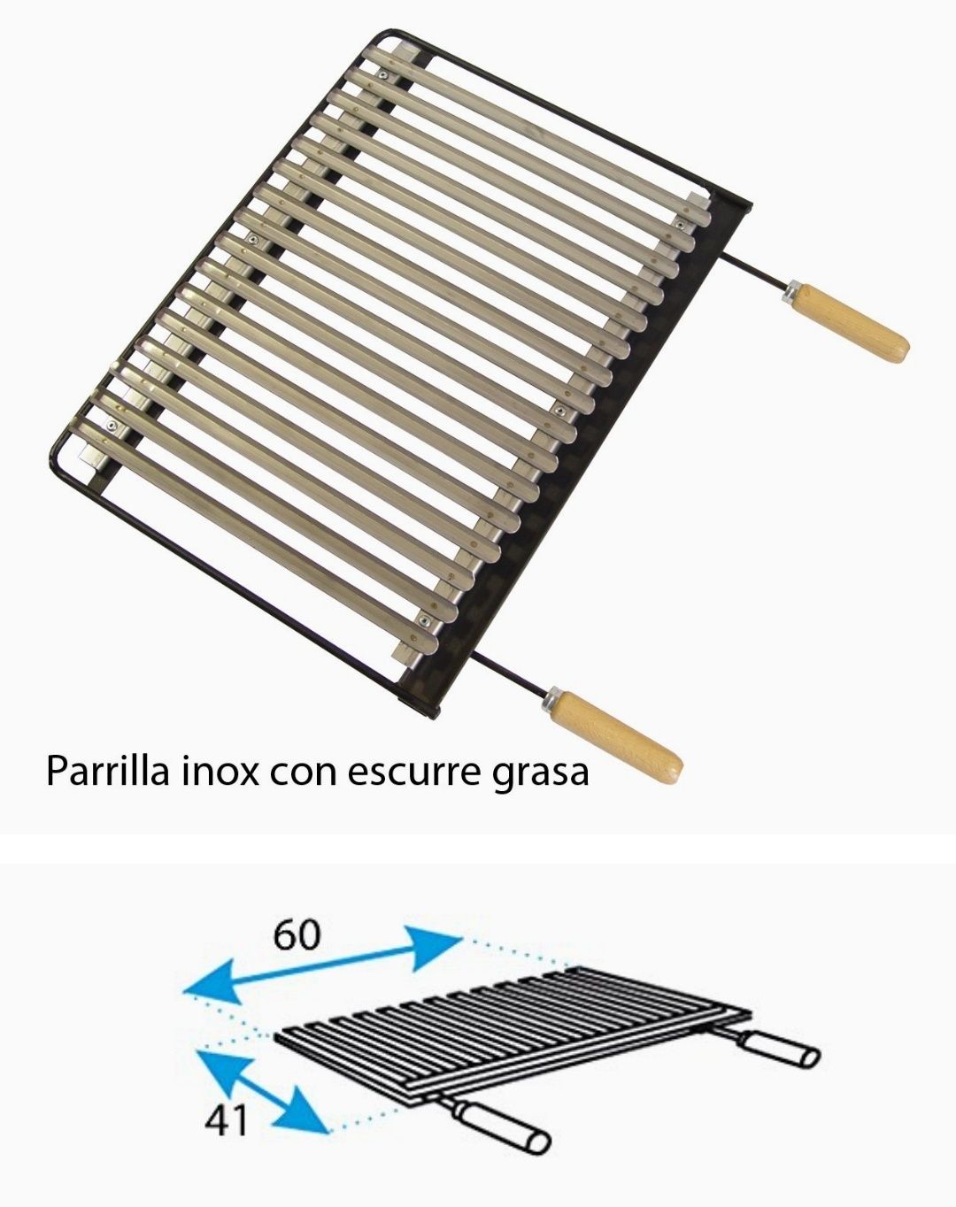 Churrasco Imex - Grelha Inox