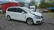 Seat Alhambra Zarejestrowana LEDY BI-Ksenon177 koni Panorama Dach Uszkodzona