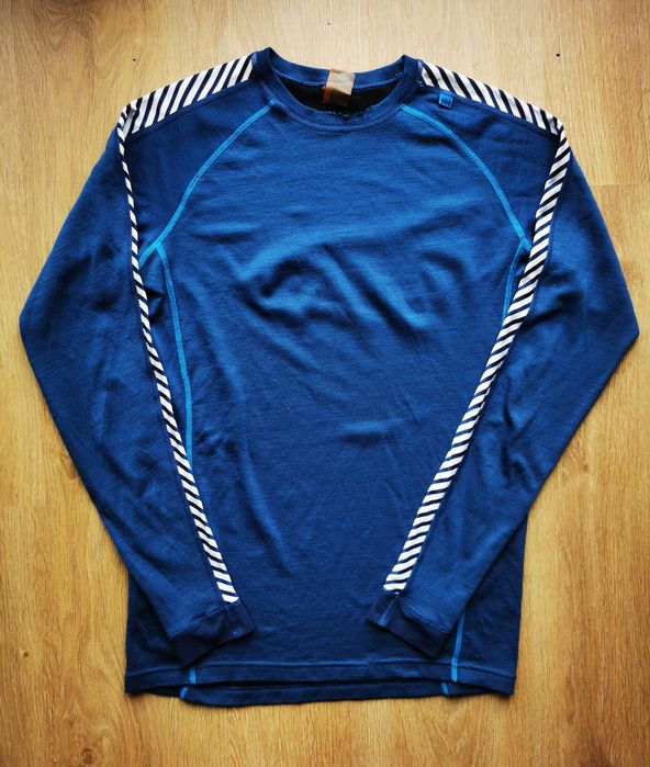 Dwuwarstwowa bluzka, bielizna termiczna wełniana merino Helly Hansen L