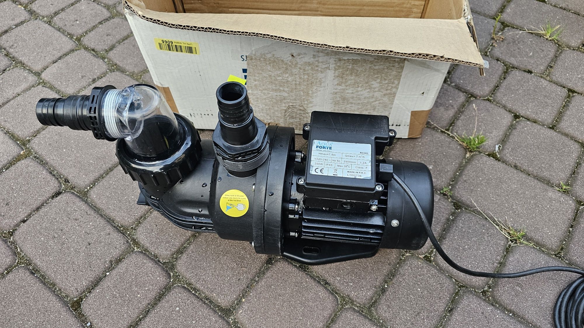 Pompa do basenu filtra piaskowego stan bdb 250w 7m/h