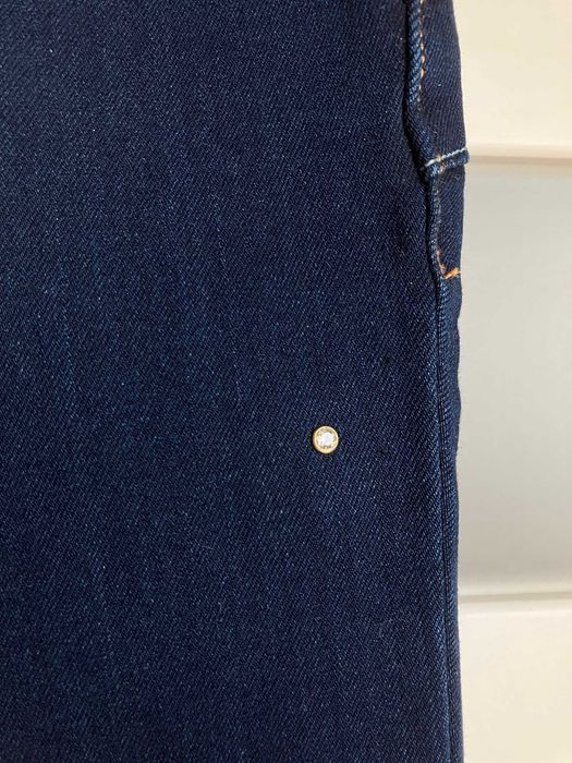 Nowe granatowe jeansy Guess skinny rurki wysokie pushup